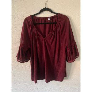 Old Navy Maroon Top